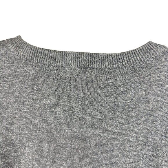 Vintage Saddlebred Sweater Argyle Vest Men M Gray V-Neck Made In Hong Kong - Picture 4 of 9